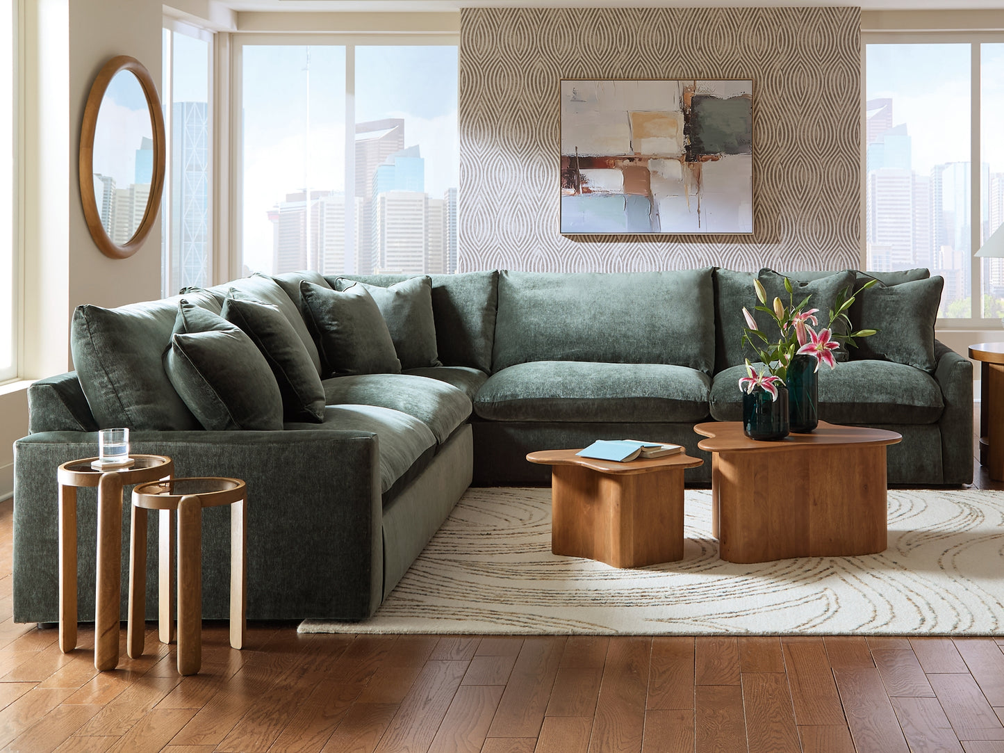 Carriage View 3-Piece Sectional