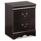 Huey Vineyard Twin Sleigh Bed with Mirrored Dresser, Chest and Nightstand