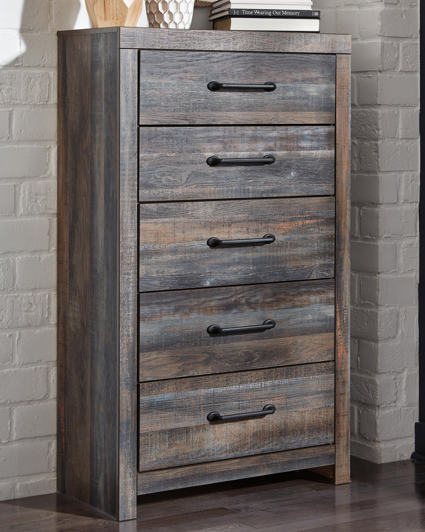 Drystan Full Panel Headboard, Dresser, Mirror, Chest and Nightstand