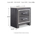 Lodanna Full Panel Bed with 2 Storage Drawers with Mirrored Dresser, Chest and Nightstand