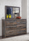 Drystan King Panel Bed, Dresser, Mirror, Chest and Nightstand