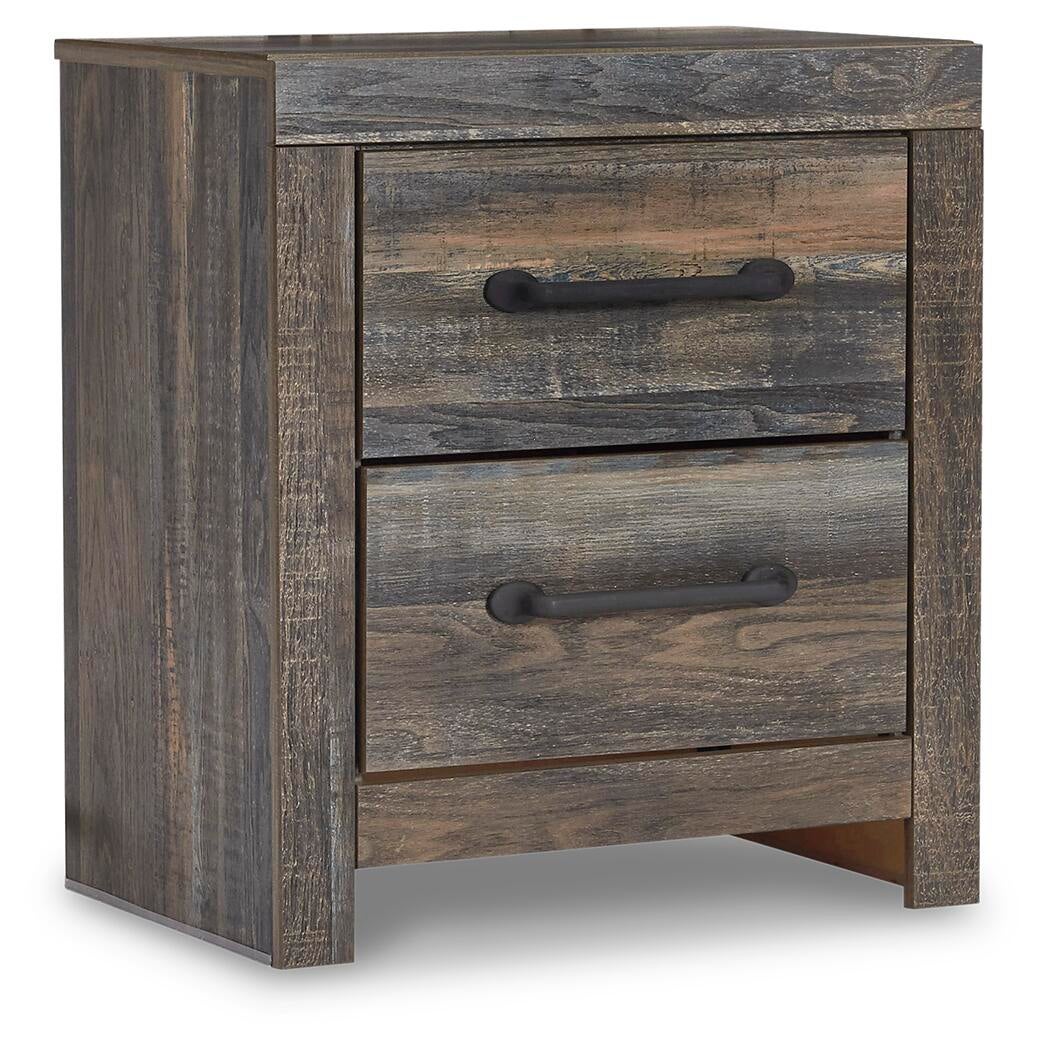 Drystan Queen Bookcase Bed, Dresser, Mirror, Chest and Nightstand