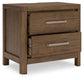 Cabalynn King Panel Bed with Storage with Mirrored Dresser, Chest and Nightstand