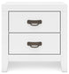 Binterglen Twin Panel Bed with Mirrored Dresser and Nightstand