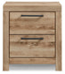 Hyanna Twin Panel Bed with 2 Side Storage, Dresser, Mirror, Chest and Nightstand