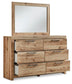 Hyanna Full Panel Bed, Dresser, Mirror, Chest and Nightstand