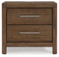 Cabalynn Queen Panel Bed with Storage with Mirrored Dresser and Nightstand