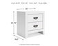 Binterglen Full Panel Bed with Mirrored Dresser and Nightstand