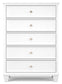 Fortman Queen Panel Bed with Mirrored Dresser, Chest and Nightstand