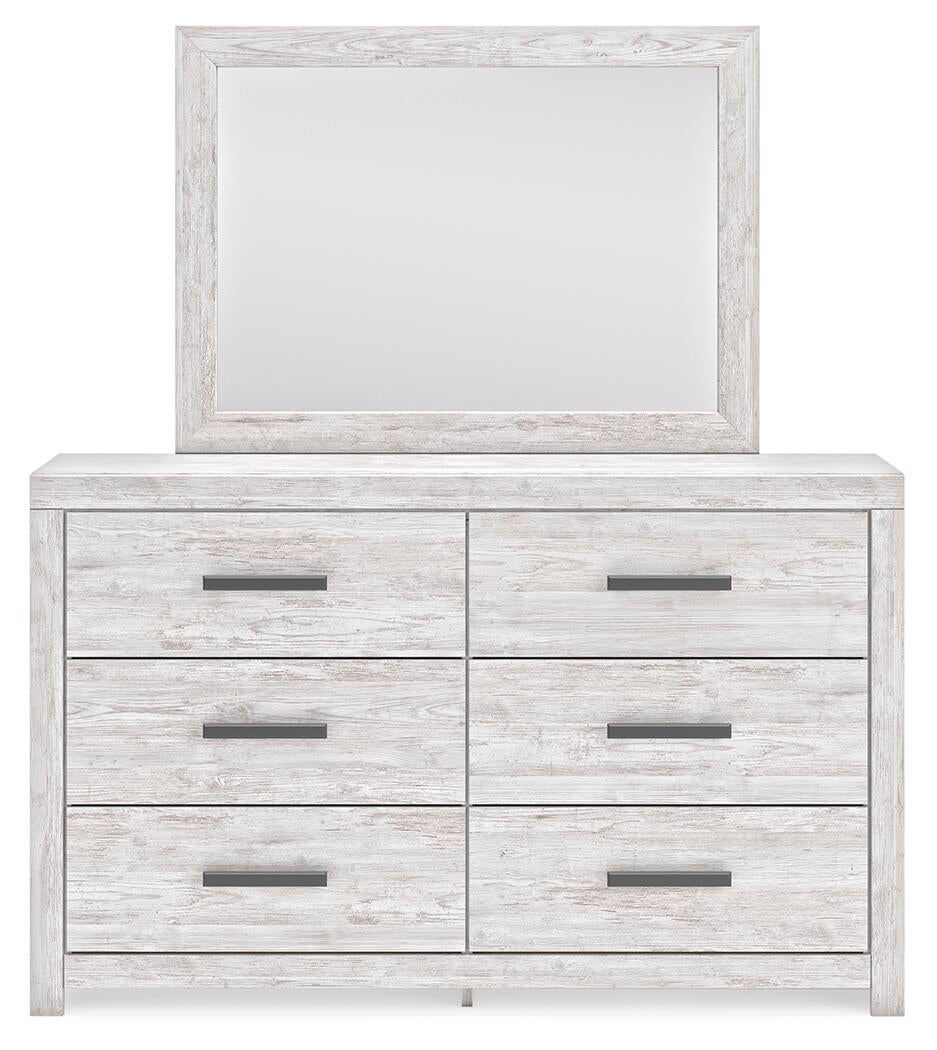 Cayboni Full Panel Bed, Dresser, Mirror, Chest and Nightstand