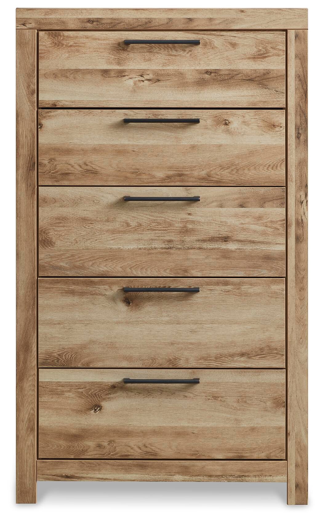 Hyanna Queen Panel Storage Bed with 2 Under Bed Storage Drawer, Dresser, Mirror, Chest and Nightstand