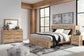 Hyanna King Panel Storage Bed, Dresser and Mirror