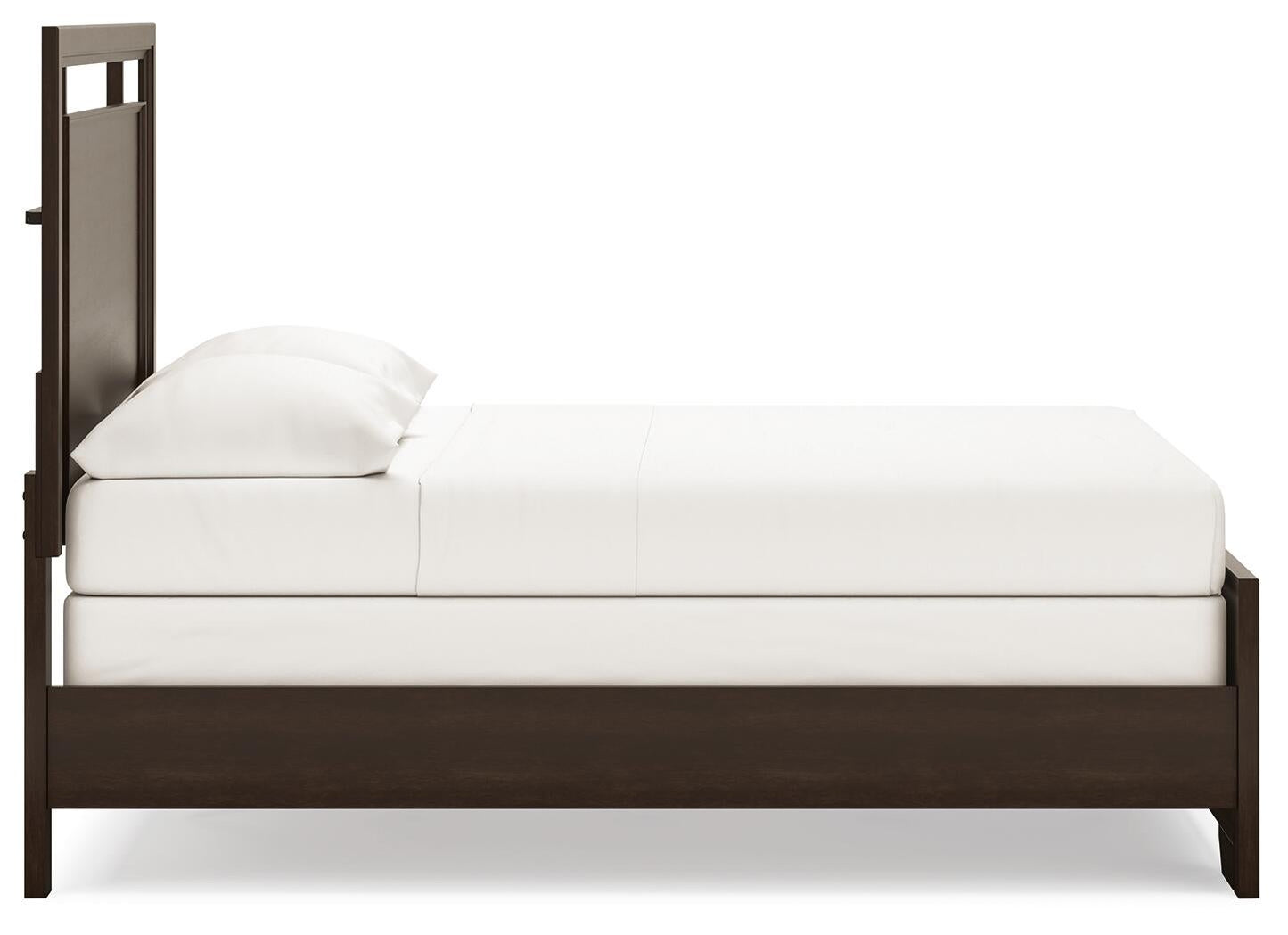 Covetown Full Panel Bed with Mirrored Dresser