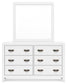 Binterglen Full Panel Bed, Dresser, Mirror, Chest and Nightstand