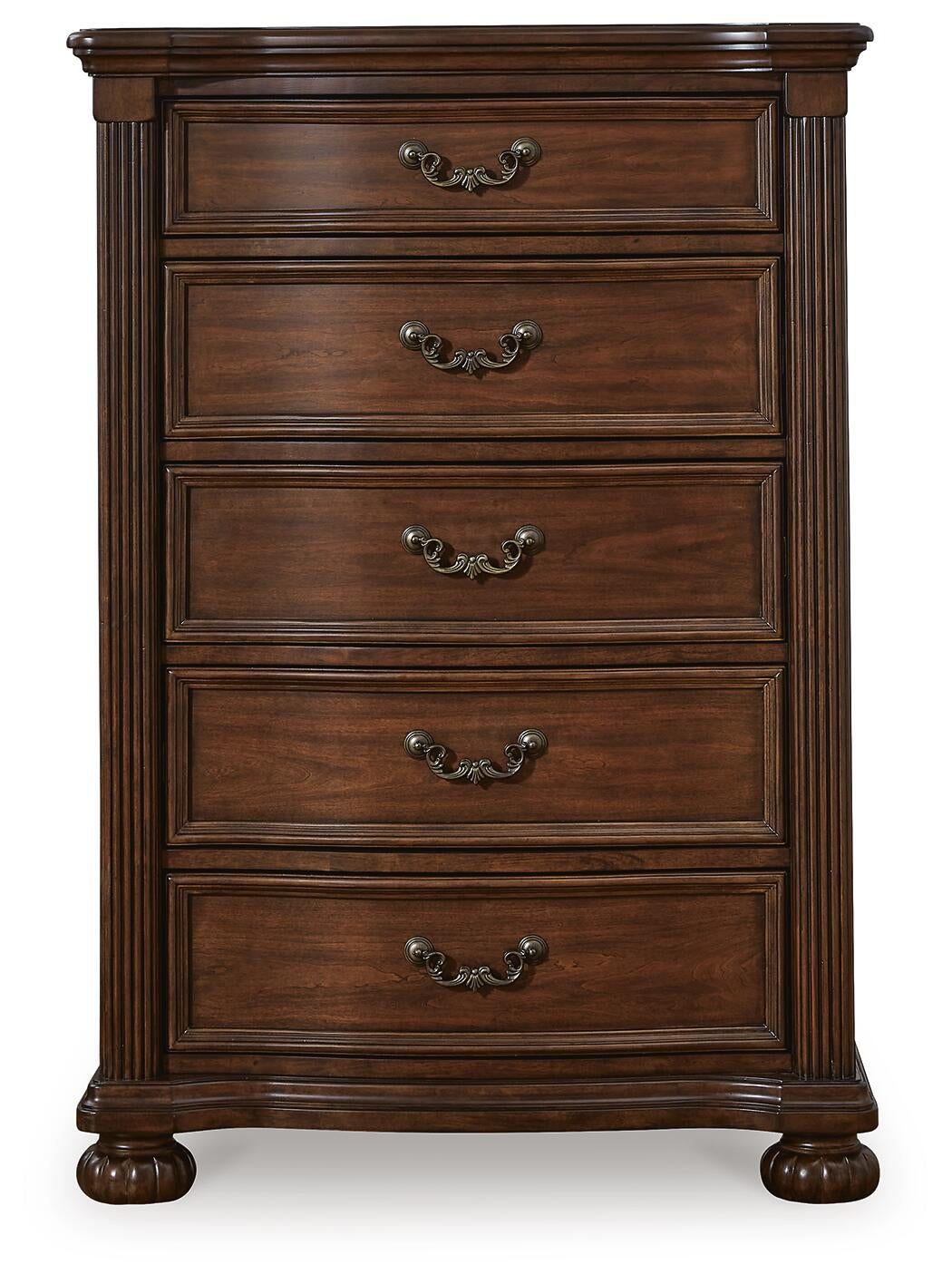 Lavinton King Poster Bed, Dresser, Mirror, Chest and Nightstand
