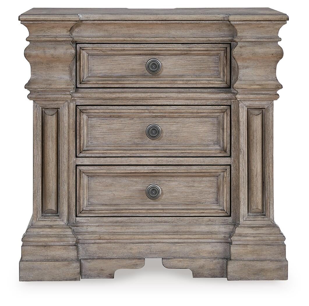 Blairhurst California King Panel Bed, Dresser, Mirror, Chest and Nightstand