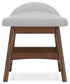 Lyncott Home Office Desk with Chair and Storage
