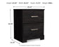 Belachime Queen Panel Bed with Mirrored Dresser and Nightstand