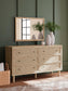 Cielden King Panel Headboard, Dresser, Mirror, Chest and Nightstand