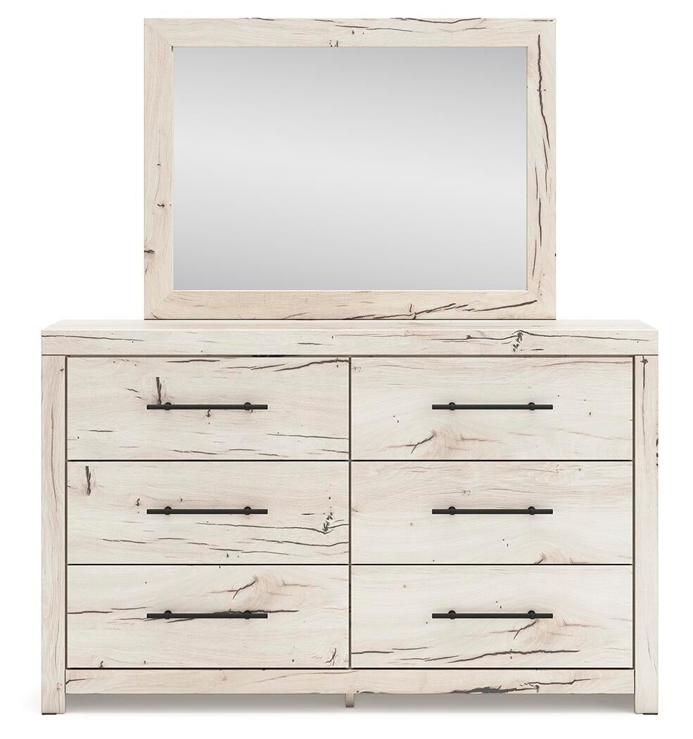 Lawroy Queen Panel Headboard, Dresser, Mirror and Nightstand