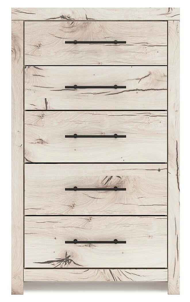 Lawroy Queen Panel Headboard, Dresser, Mirror, Chest and Nightstand