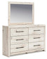 Lawroy Twin Panel Headboard, Dresser, Mirror and Nightstand