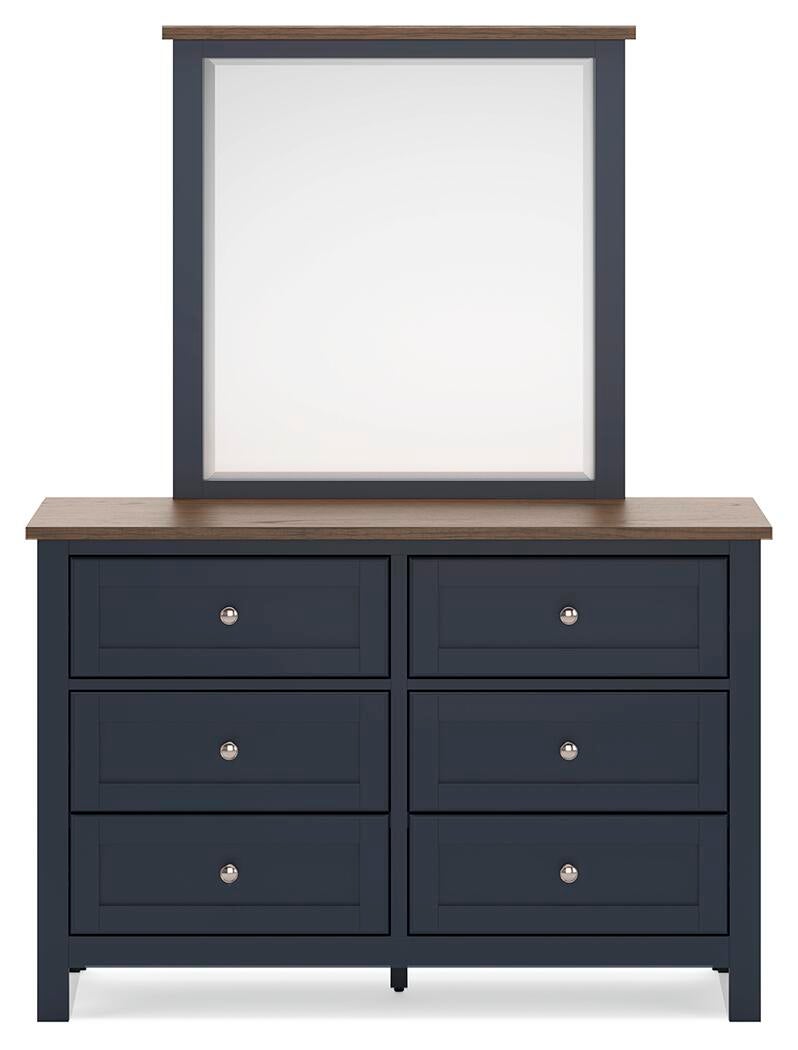 Landocken Full Panel Headboard, Dresser, Mirror, Chest and Nightstand