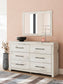 Lawroy Twin Panel Bed, Dresser, Mirror, Chest and Nightstand