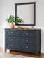 Landocken Full Panel Headboard, Dresser, Mirror and Nightstand