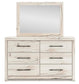 Lawroy Queen Panel Bed with Storage, Dresser, Mirror, Chest and Nightstand