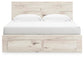 Lawroy King Panel Storage Bed, Dresser, Mirror, Chest and Nightstand