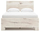 Lawroy Queen Panel Bed with Storage, Dresser, Mirror and Nightstand