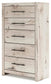 Lawroy Full Panel Bed, Dresser, Mirror, Chest and Nightstand