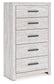 Cayboni Twin Panel Bed, Dresser, Mirror, Chest and Nightstand