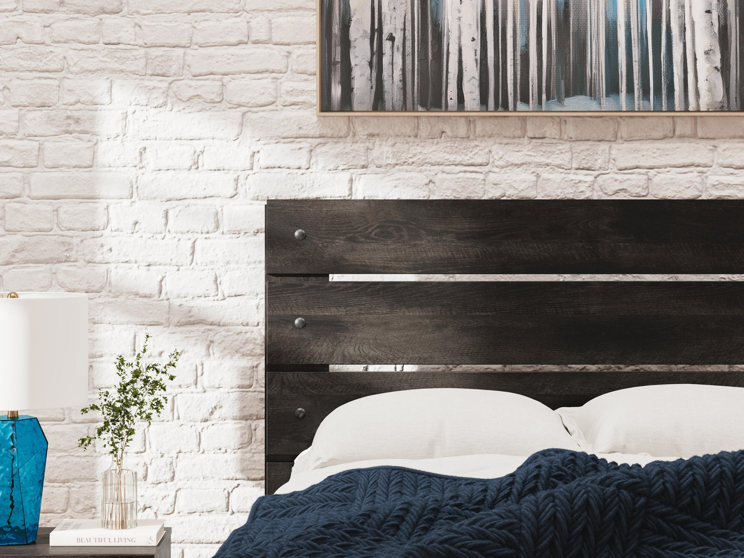 Delmorta Twin Panel Bed, Dresser, Mirror, Chest and Nightstand