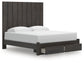 Parlayon King Panel Storage Bed, Dresser and Mirror