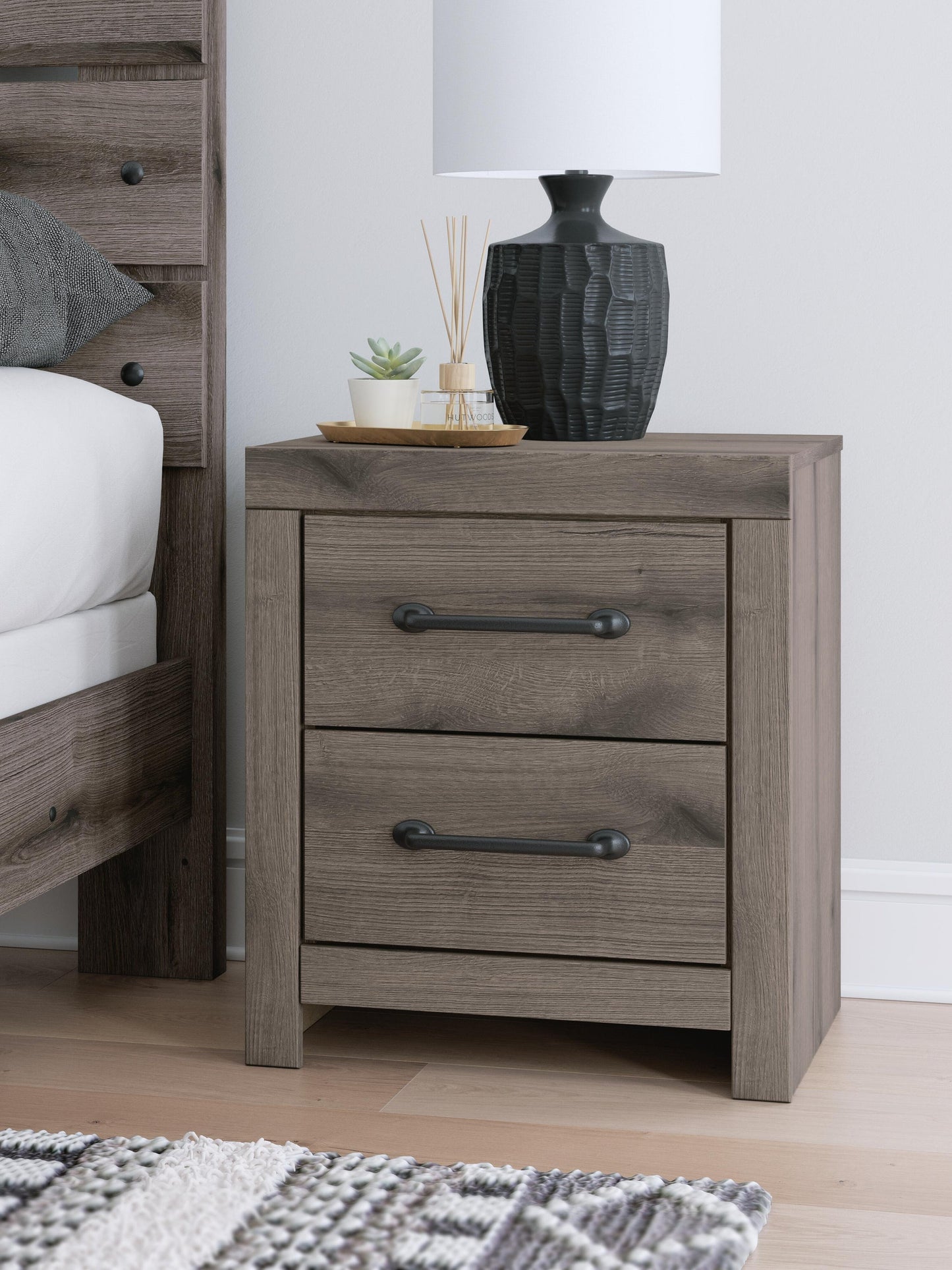 Urbanoore Full Panel Bed, Dresser, Mirror and Nightstand