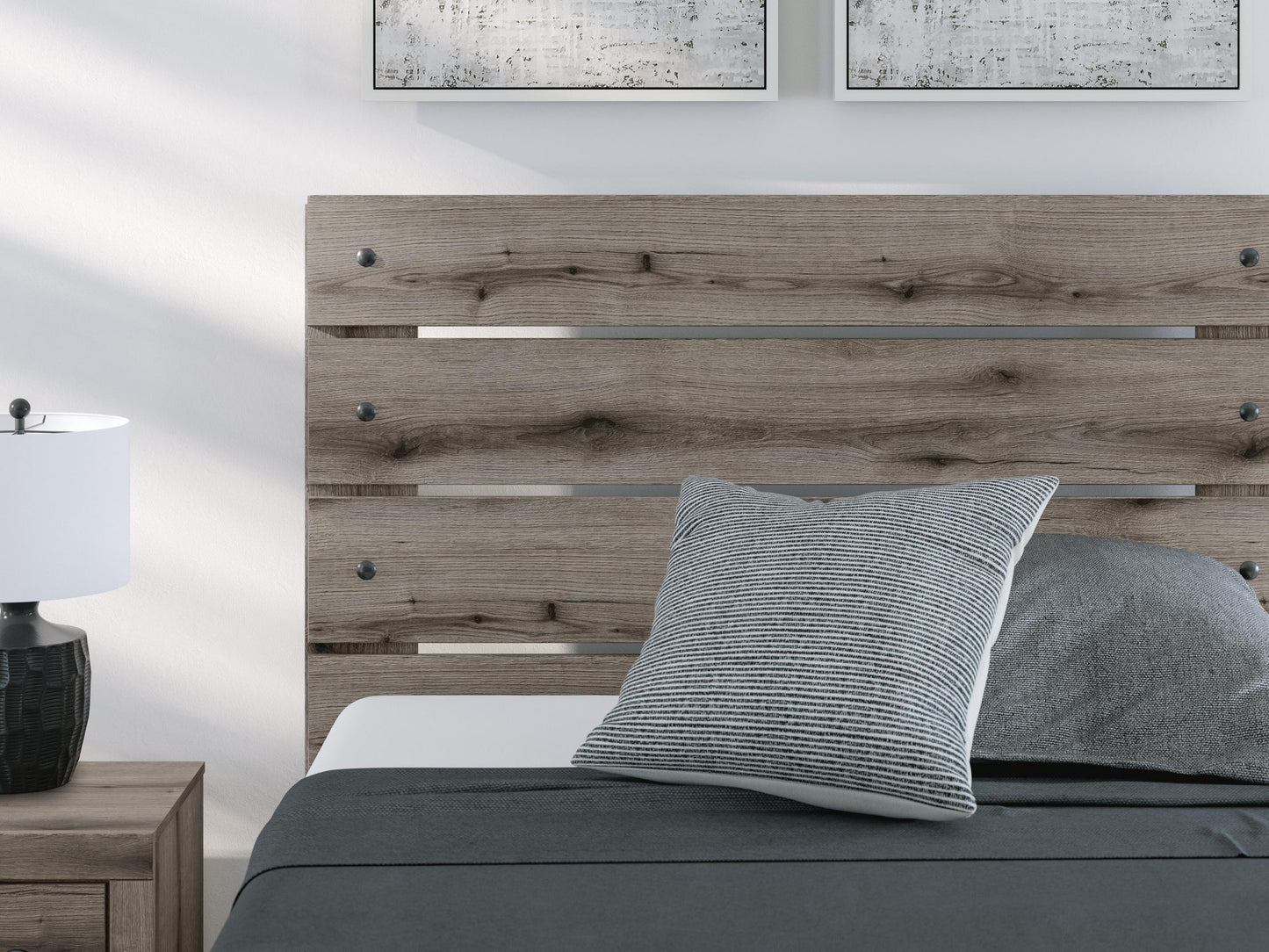 Urbanoore Full Panel Storage Bed, Dresser and Mirror
