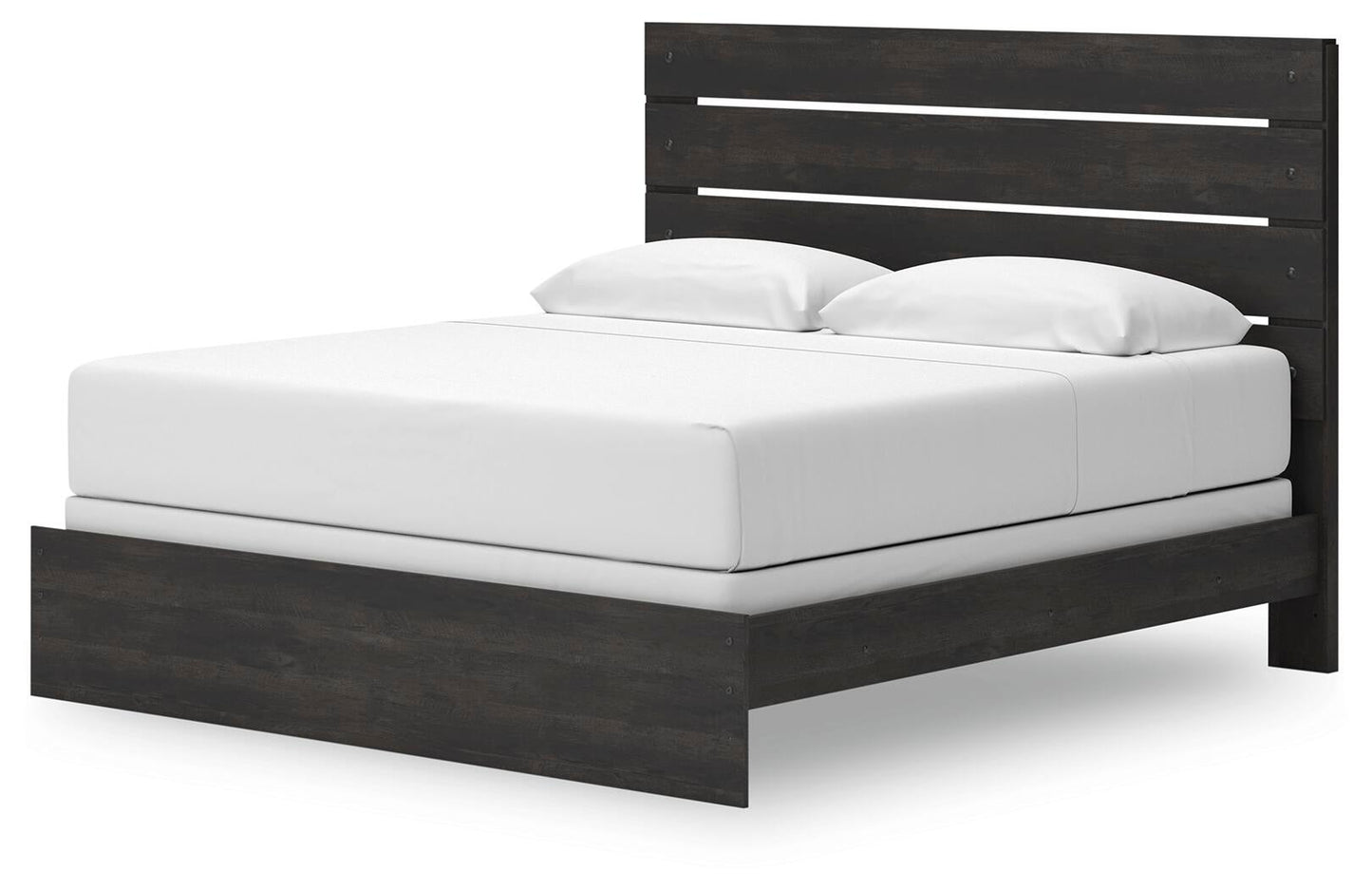 Delmorta King Panel Bed, Dresser, Mirror, Chest and Nightstand