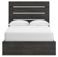 Delmorta Full Panel Storage Bed, Dresser and Mirror