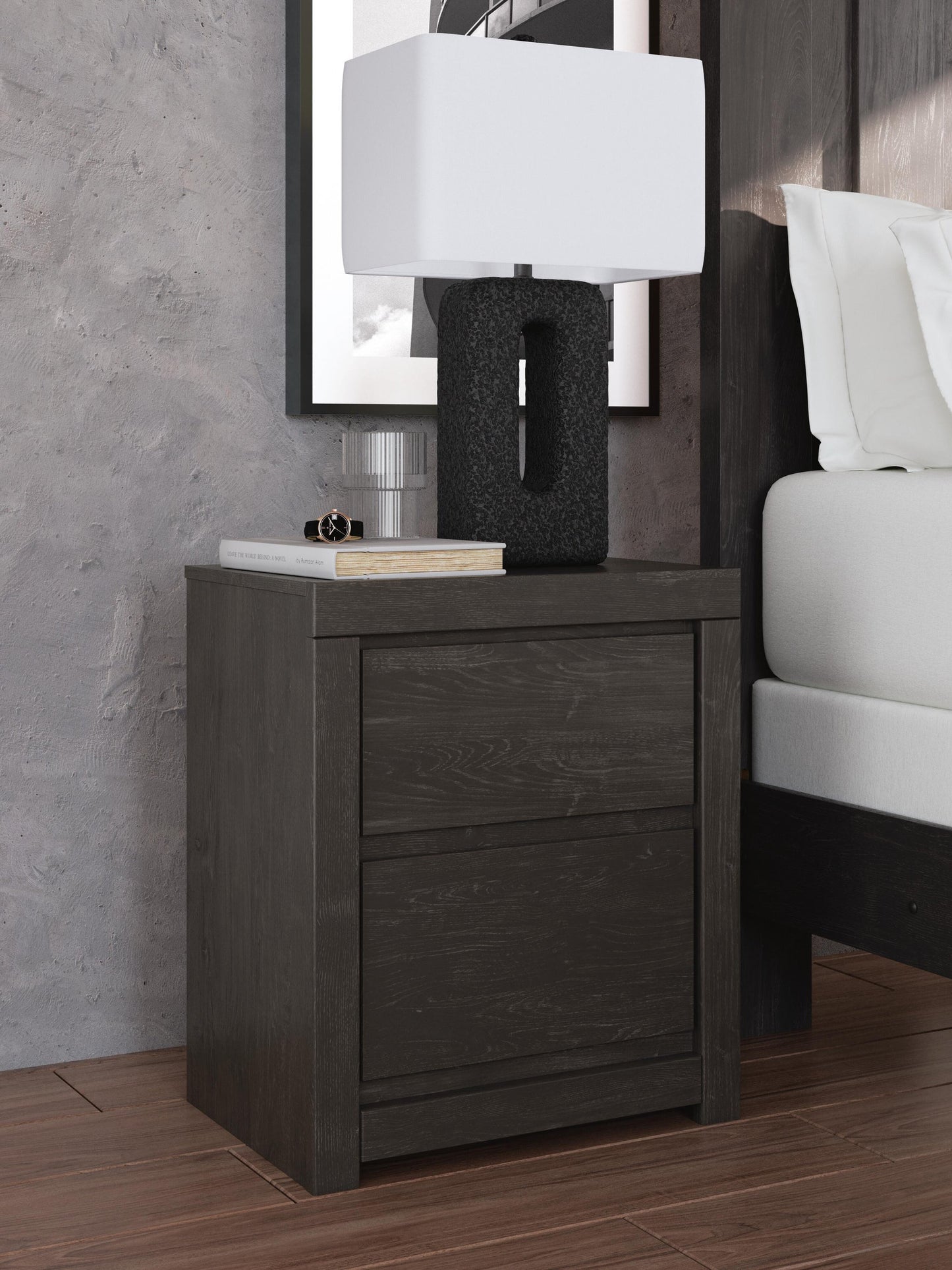 Parlayon Queen Panel Storage Bed, Dresser, Mirror, Chest and Nightstand