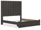 Parlayon King Panel Storage Bed, Dresser, Mirror and Nightstand