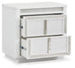 Chalanna King Upholstered Storage Bed, Dresser, Mirror, Chest and Nightstand