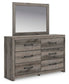 Urbanoore Twin Panel Storage Bed, Dresser, Mirror and Nightstand
