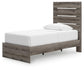 Urbanoore Twin Panel Storage Bed, Dresser, Mirror and Nightstand