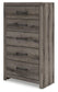 Urbanoore King Panel Bed, Dresser, Mirror, Chest and Nightstand