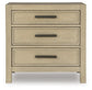 Calmoro Queen Bookcase Bed with Mirrored Dresser and Nightstand