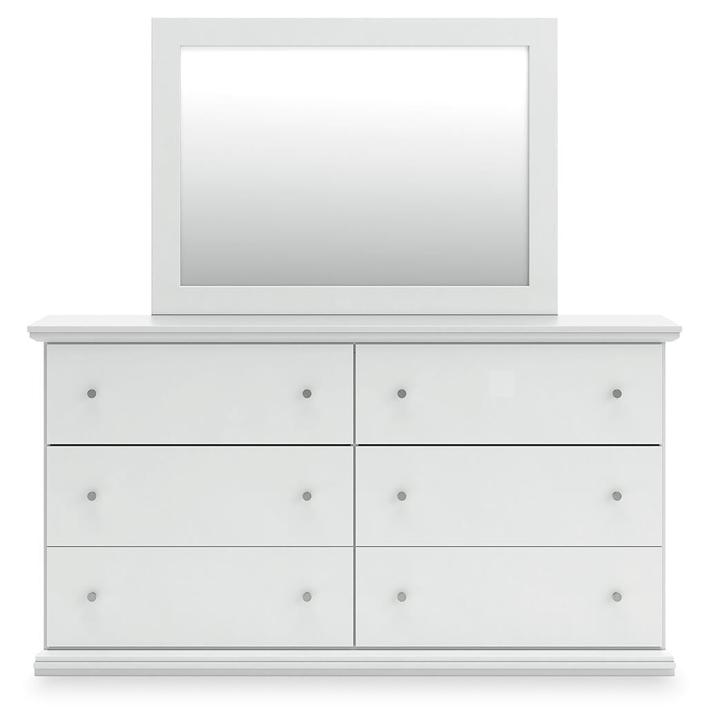 Bostwick Shoals Queen Panel Bed, Dresser and Mirror