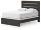 Delmorta Queen Panel Bed, Dresser, Mirror, Chest and Nightstand