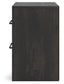 Delmorta King Panel Bed, Dresser, Mirror and Nightstand